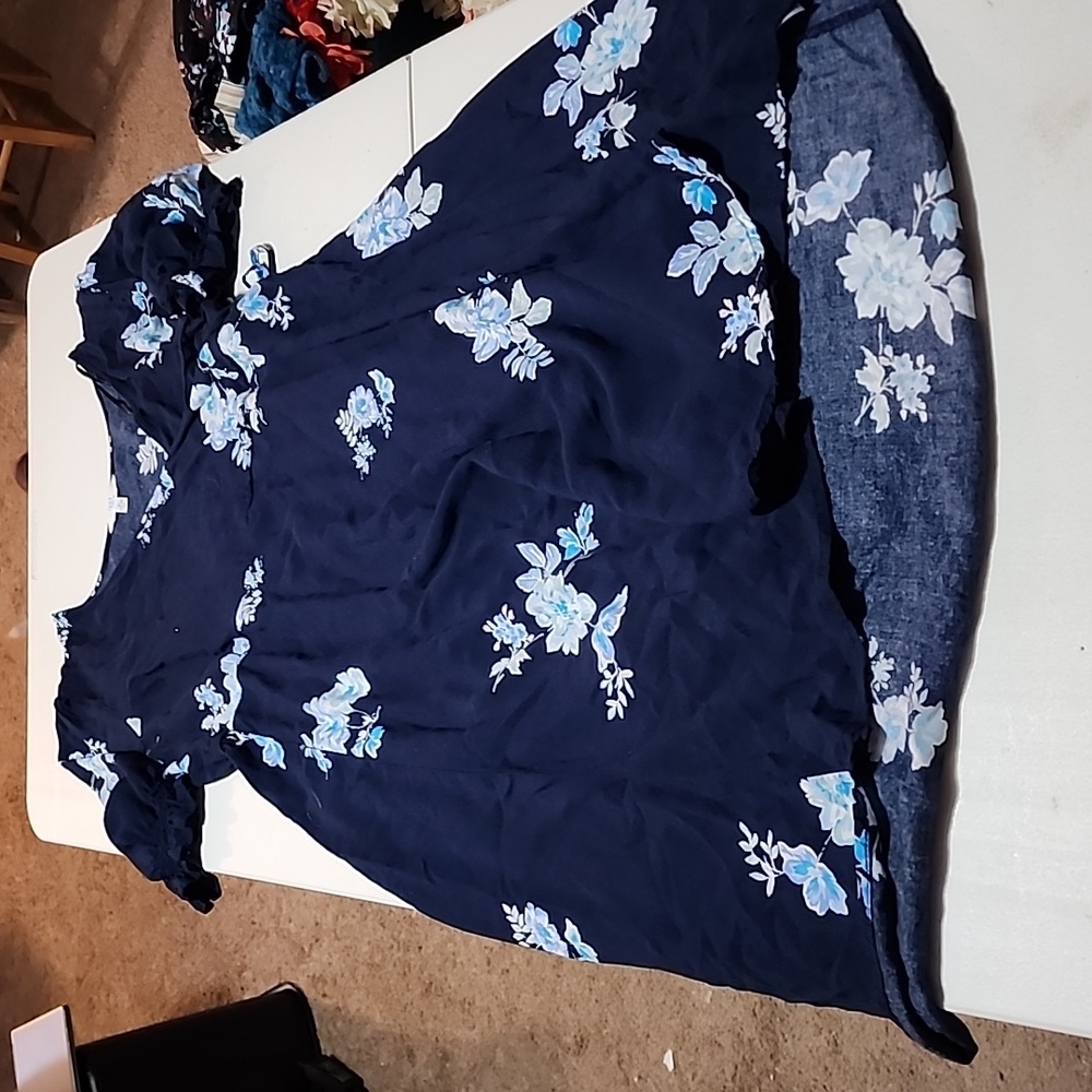 Time and Tru faux wrap dress.